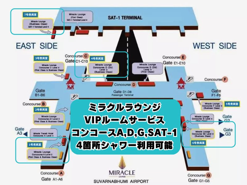 スワンナプームVIPルームサービス